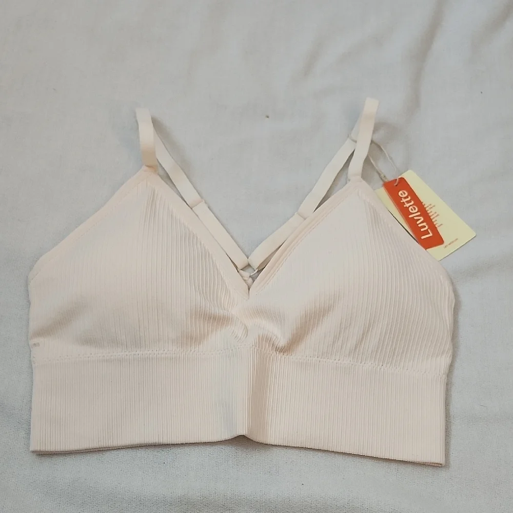 NWT Luvlette Racerback Ribbed Bra - Picture 1 of 14